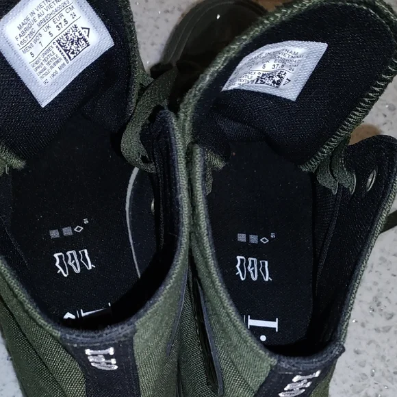 Converse O.P.I Olive Green High-Top Sneakers - Picture 6 of 13